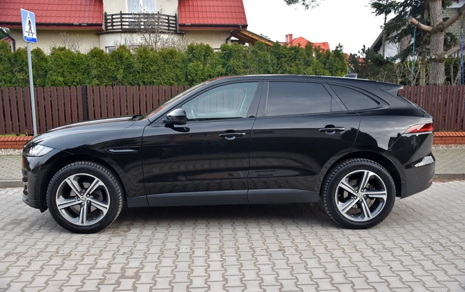 Jaguar F-Pace cena 110999 przebieg: 151000, rok produkcji 2016 z Płock małe 742